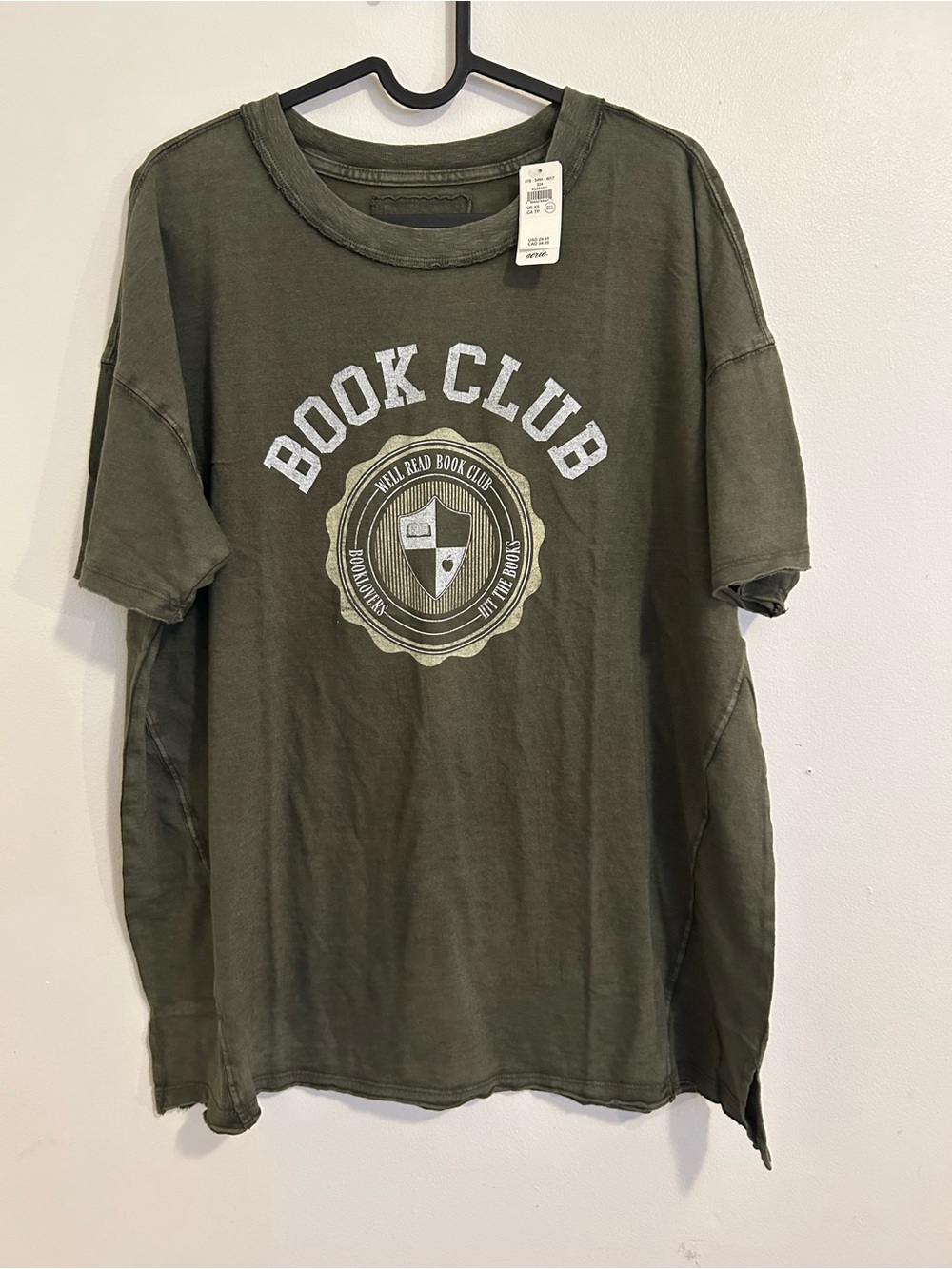 NWT aerie green t-shirt